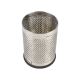 Steel Dustbin (Steel, Silver)